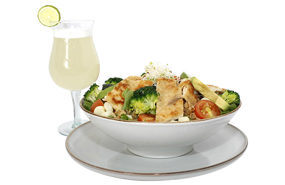Ensaladas Con Jugo o Chicha