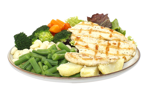 Ensaladas Con Jugo o Chicha